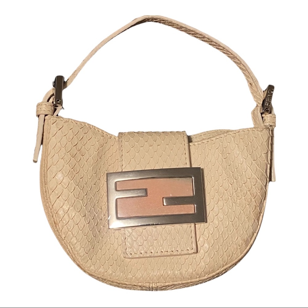 Fendi Micro Mini Cream Bag